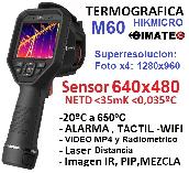 Hikmicro M60 camara termografica sensor 640x480 , wifi, video, etc consulte a gimateg
